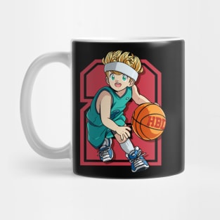 2 Year Old Basketball Player Happy Birthday Toddler Mug